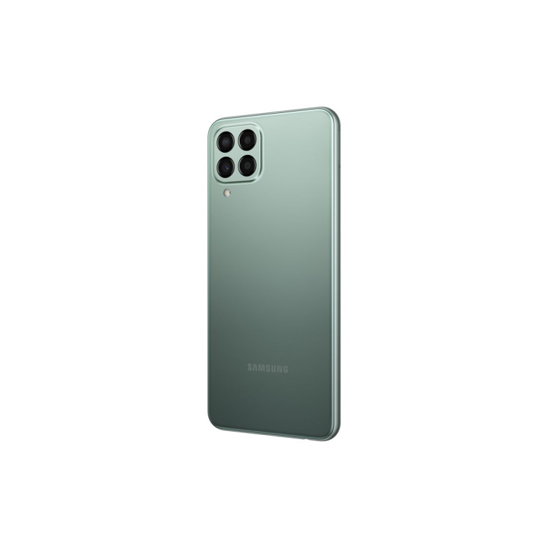 گوشی موبایل سامسونگ مدل Galaxy M33 5G SM-M336B/DS دو سیم‌ کارت ظرفیت 128 گیگابایت و رم 8 گیگابایت به همراه شارژر دیواری و کارت حافظه