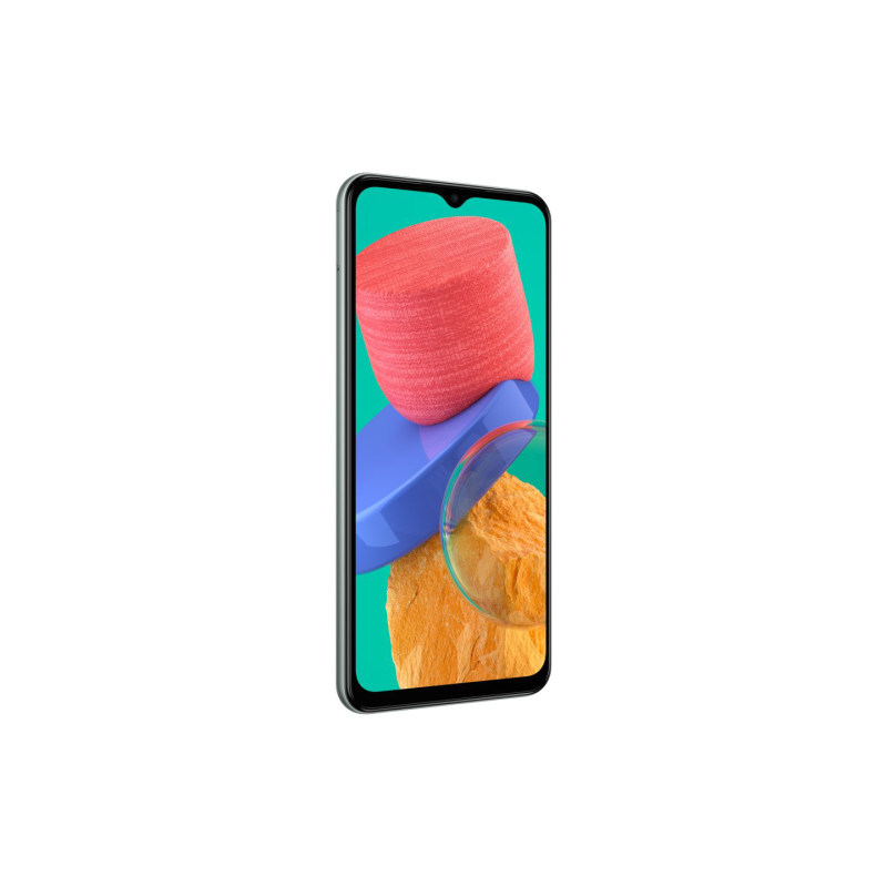 گوشی موبایل سامسونگ مدل Galaxy M33 5G SM-M336B/DS دو سیم‌ کارت ظرفیت 128 گیگابایت و رم 8 گیگابایت به همراه شارژر دیواری و کارت حافظه