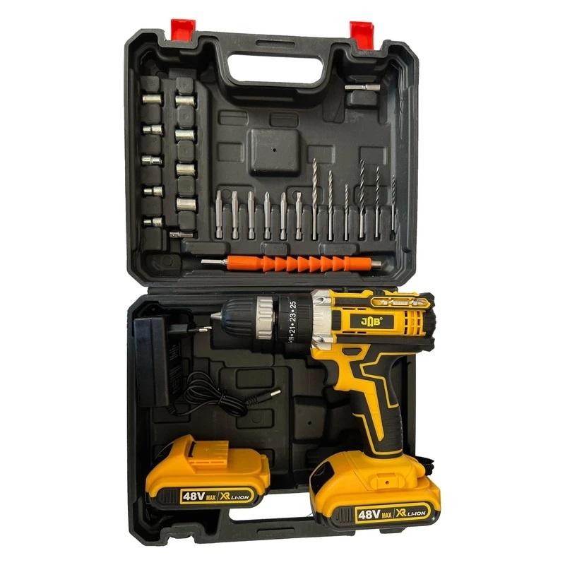 دریل پیچ گوشتی شارژی چکشی جاب مدل JB-4890 P