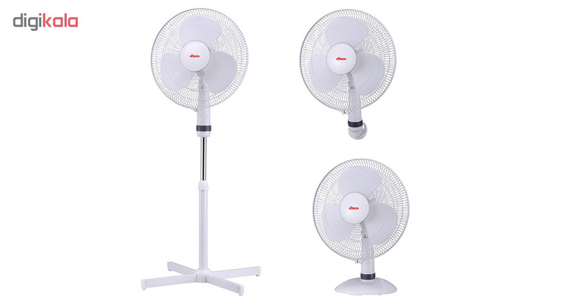 پنکه دستی ،شارژی ،همراه سایلن مدل   RH-40F      