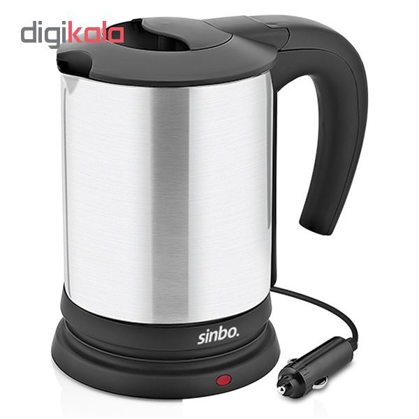 کتری برقی سینبو مدل SK-7371 محدوده ظرفیت:0.45 تا 1 لیتر سیستم ایمنی:سیستم قطع خودکار محفظه:محل نگهداری سیم برق سایر توضیحات:قابل استفاده در ماشین و مسافرت