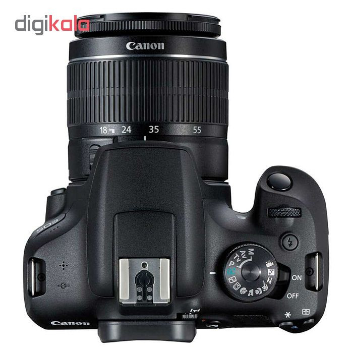 دوربین کانن مدل EOS 2000D  18-55  DC III مشکی  20.0  50.0 مگاپیکسل 
