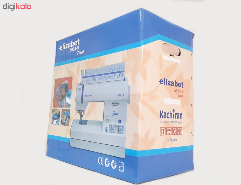 چرخ خیاطی کاچیران مدل   elizabet5084s سفید 1000 null ساده , زیگزاگ , گلدوزی , تیکه دوزی , پارچه های ضخیم , پارچه های نازک , زیپ , ژتون دوزی , دکمه و جا دکمه , پس دوزی , سر دوز 
