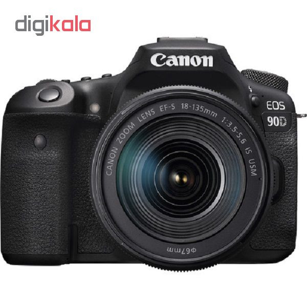 دوربین کانن مدل EOS 90D  135-18  IS USM مشکی  20.0  50.0 مگاپیکسل 