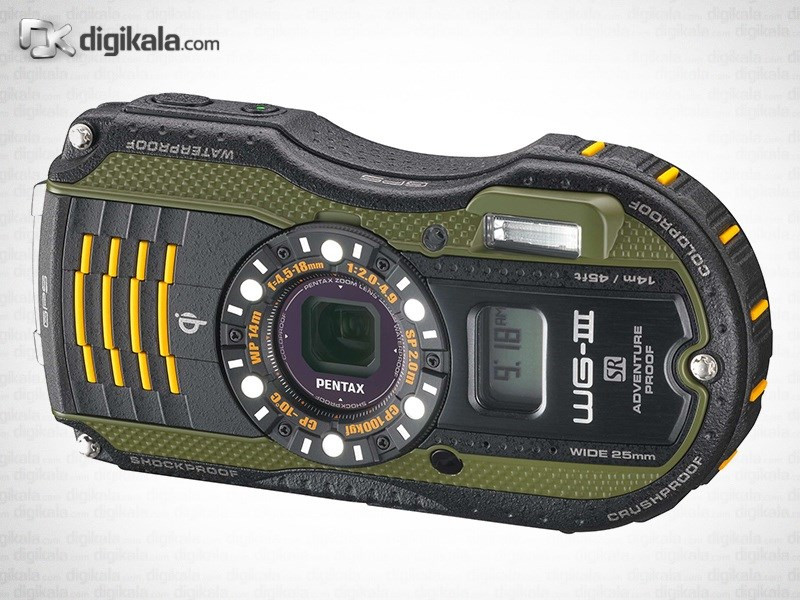 دوربین پنتاکس دوربین دیجیتال پنتاکس اپتیو WG-3 GPS  16.8 مگاپیکسل 15.0  20.0 مگاپیکسل 