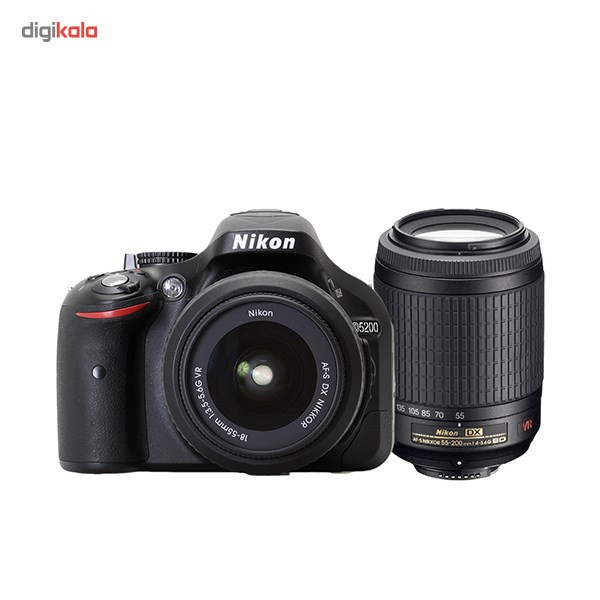 دوربین نیکون مدل D5200  55-18 و 200-55  24 مگاپیکسل 20.0  50.0 مگاپیکسل 
