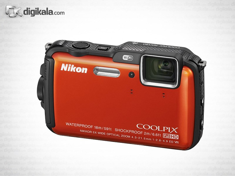 دوربین نیکون دوربین دیجیتال نیکون COOLPIX AW120  17 مگاپیکسل 15.0  20.0 مگاپیکسل 