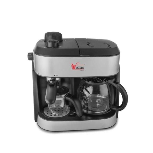 اسپرسو ساز ویداس مدل VIR-2228  توان:1000 وات  ظرفیت مخزن:1.5 