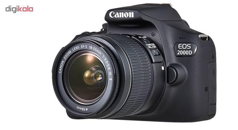 دوربین کانن مدل EOS 2000D  18-55  IS II مشکی  20.0  50.0 مگاپیکسل 