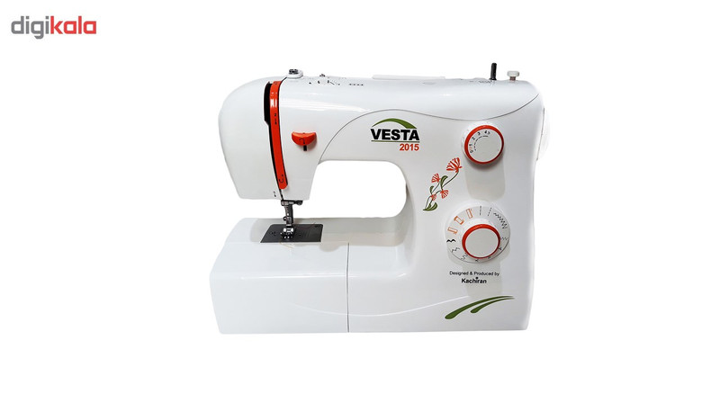 چرخ خیاطی متفرقه مدل  2015 سفید 750 9 تا 16 ساده , زیگزاگ , گلدوزی , تیکه دوزی , پارچه های ضخیم , پارچه های نازک , زیپ , دکمه و جا دکمه , پس دوزی 