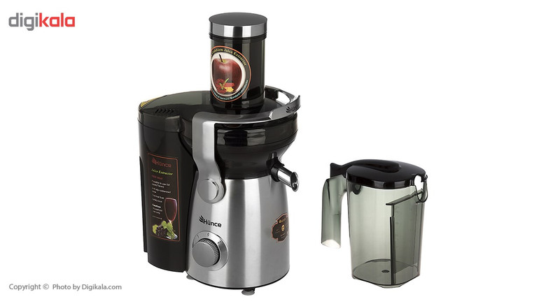 آبميوه گیری هانس مدل   HJ-467162  قابلیت‌ها:سوئیچ ایمنی توان مصرفی:1000  گنجایش مخزن آب میوه گیری:1.5 