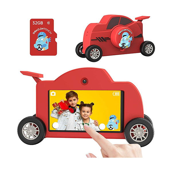 دوربین متفرقه مدل HD 1080P 48MP 3-Inch IPS Touch Screen قرمز   