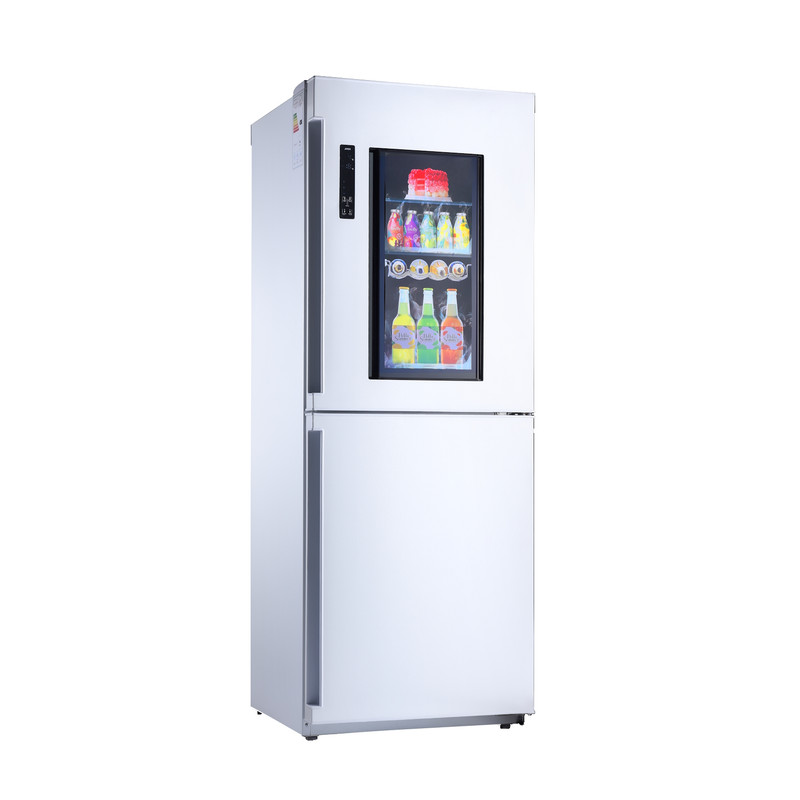 یخچال و فریزر استیلون STORM PLUS - هوم بار شيشه اي 18402 استیل 265  لیتر 4    طبقه از سمت راست 
