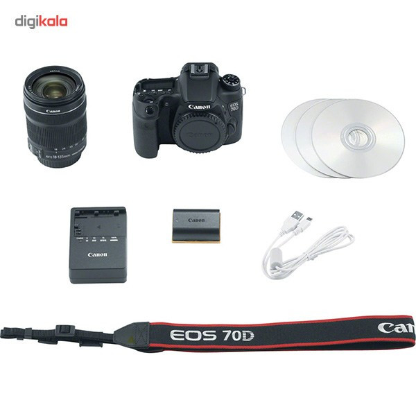 دوربین کانن مدل EOS 70D + 18-55 IS STM   20.0  50.0 مگاپیکسل 