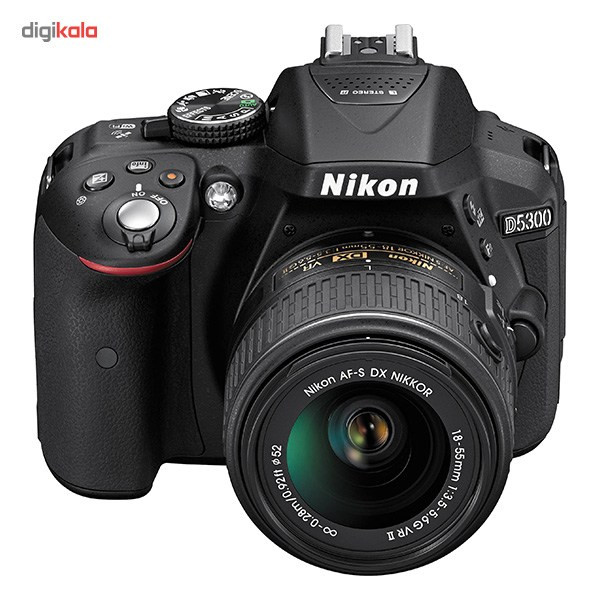 دوربین نیکون مدل D5300+ lens kit 18-55 VR II   20.0  50.0 مگاپیکسل 