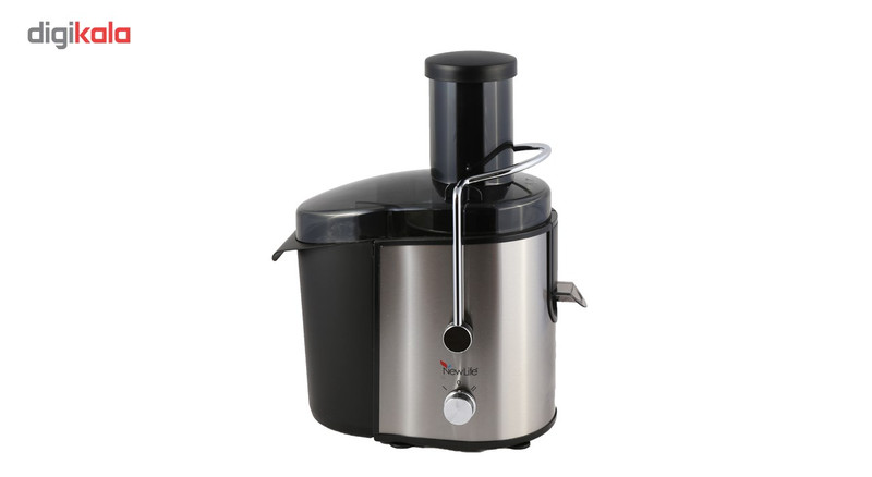 آبميوه گیری نیو لایف مدل FJU-80B-316 قابلیتها:تنظیم سرعت توان مصرفی:800 مخزن تفاله:1.5 لیتر از جنس پلاستیک