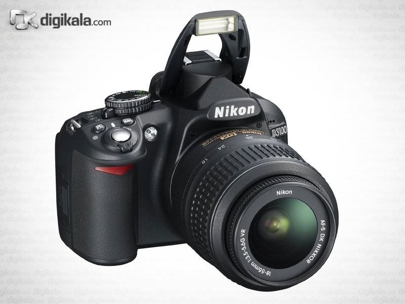 دوربین نیکون دوربین دیجیتال نیکون دی 3100 کیت دو لنز 18-55 و 55-200  14.8 مگاپیکسل 12.0  15.0 مگاپیکسل 