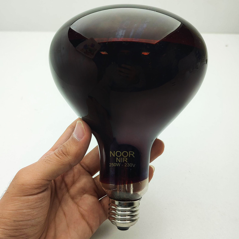 بخاری برقی متفرقه مدل   لامپی مادون قرمز کد E27-250W بدون پایه             None 
