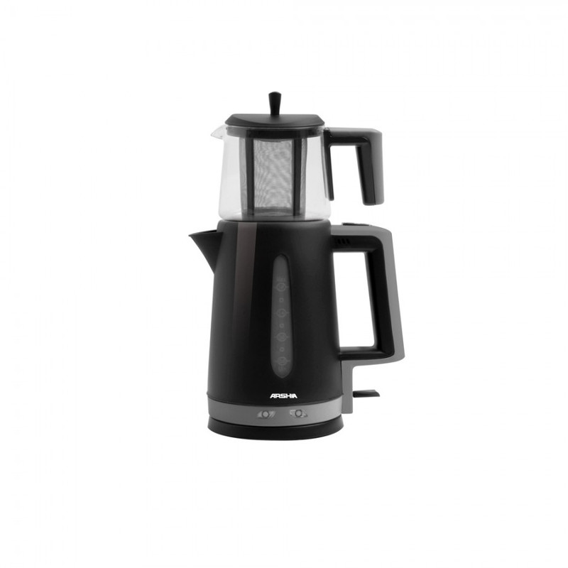 چای ساز عرشیا مدل T064-1993 وزن:1.005 گرم ظرفیت کتری:1.7 ابعاد:150x230x370 سانتیمتر